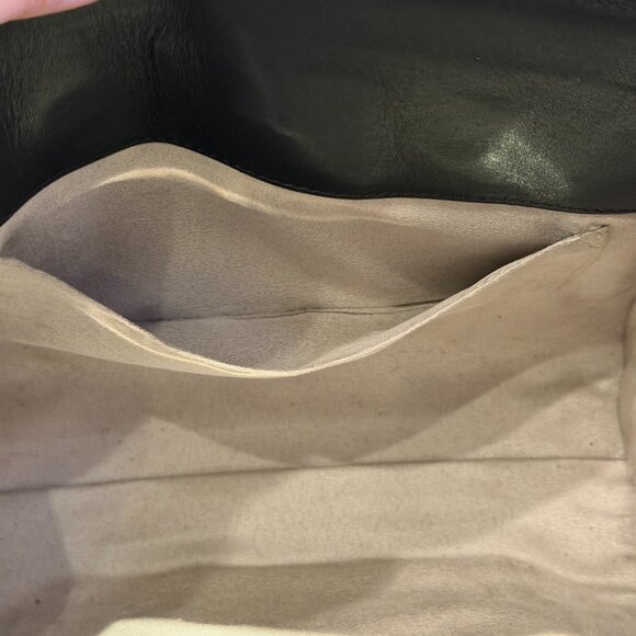 Jimmy Choo Riley Small Black Leather Suede Crossbody Purse COA incl. - Picture 10 of 16